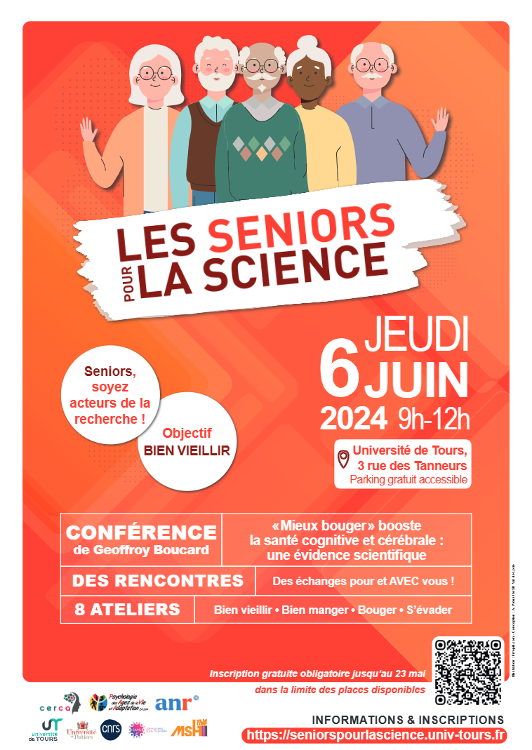 Retour sur l’évènement « Seniors pour la Science » à Tours – 6 juin 2024