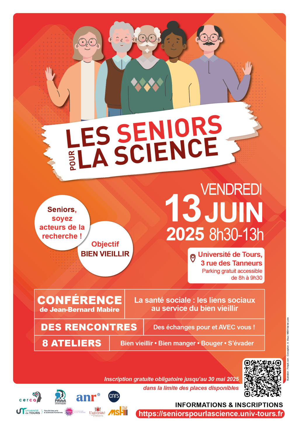 Retour sur l’évènement « Seniors pour la Science » #2 à Tours – 13 juin 2025